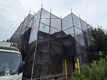 袖ケ浦市 T様邸　外壁塗装工事　着工