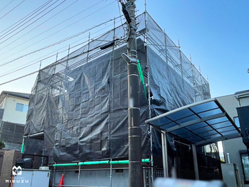 屋根葺き替え工事　千葉市 H様邸　着工