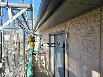 ダイワハウス住宅の外装リフォームが着工しました