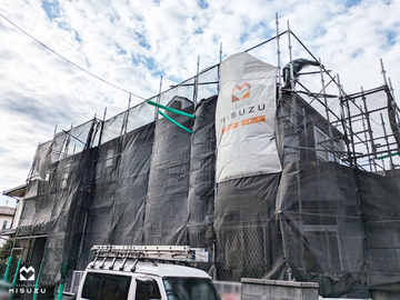 市原市五井　屋根外壁塗装工事スタート