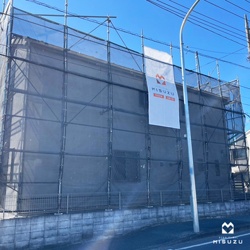 【千葉市中央区星久喜町】屋根・外壁塗装工事スタート