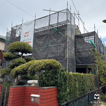 【市原市光風台】軒天重ね貼り工事スタート