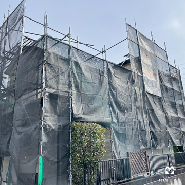 【緑区おゆみ野南】屋根外壁塗装工事スタート