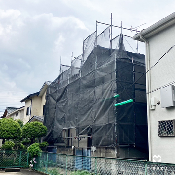 【八幡石塚】屋根葺き替え工事がスタートしました