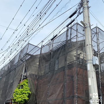 【築24年戸建て】屋根外壁塗装工事がスタートしました