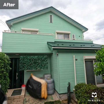 【中央区大森町】外壁塗装・屋根カバー工事が完了しました