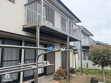 【市原市】鉄製バルコニーのサビ対策｜アルミ交換した施工事例