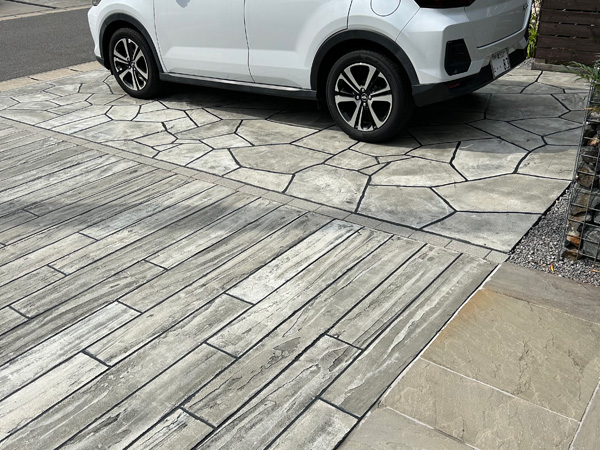 土間コンクリート高意匠塗装