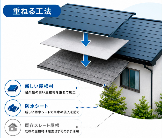 屋根カバー工法とは