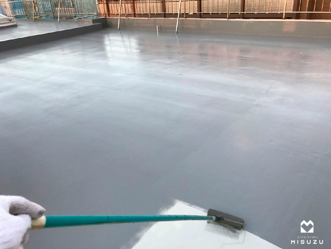 トップコート塗布