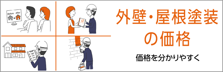 外壁・屋根塗装の価格