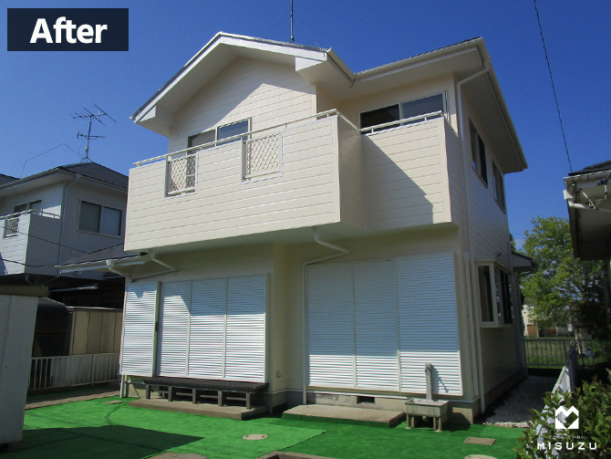 茂原市外壁フッ素塗装　アフター