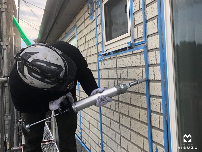 千葉市緑区M様邸 コーキング材充填