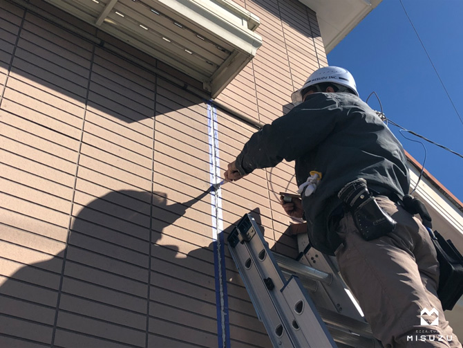 千葉市中央区 W様邸 コーキング材充填