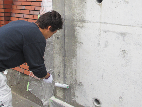 打ち放しコンクリート塗装 コンクリート調塗装 千葉市 リフォームの株式会社みすず
