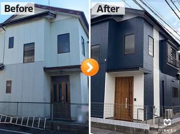 市原市八幡で築30年住宅の外壁・屋根塗装リフォーム施工事例の写真